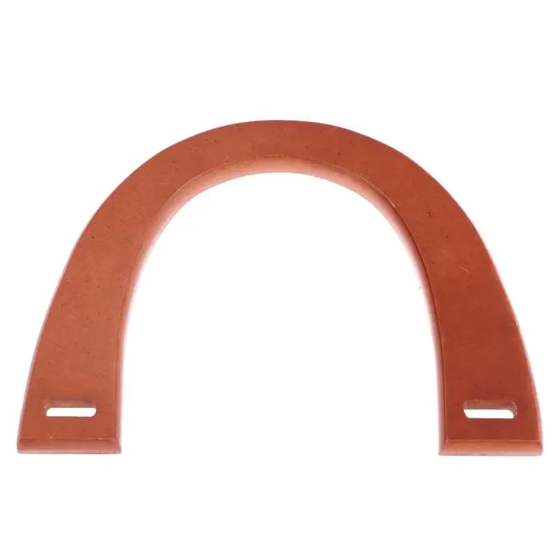 1 pièce Poignée de sac en bois en forme de U, décorative, accessoire classique pour sacs DIY, outil