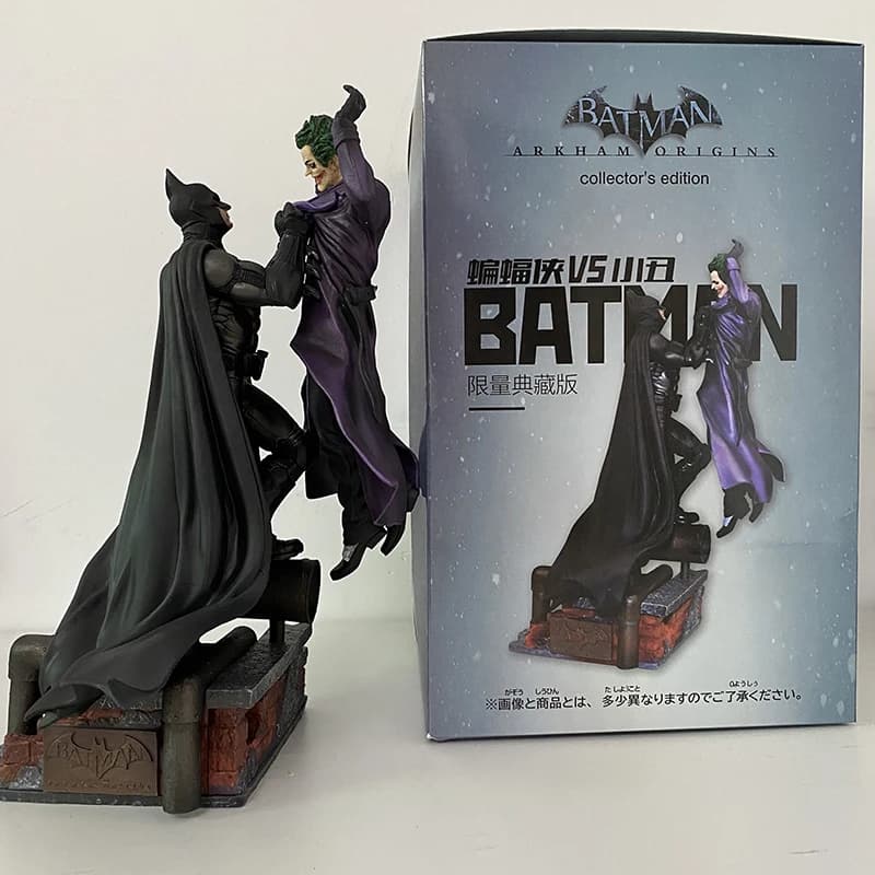 Figurine d'Action Batman VS Joker, Collection Arkham, Modèle de Jouets, Bande Dessinée, Anime, Bruce