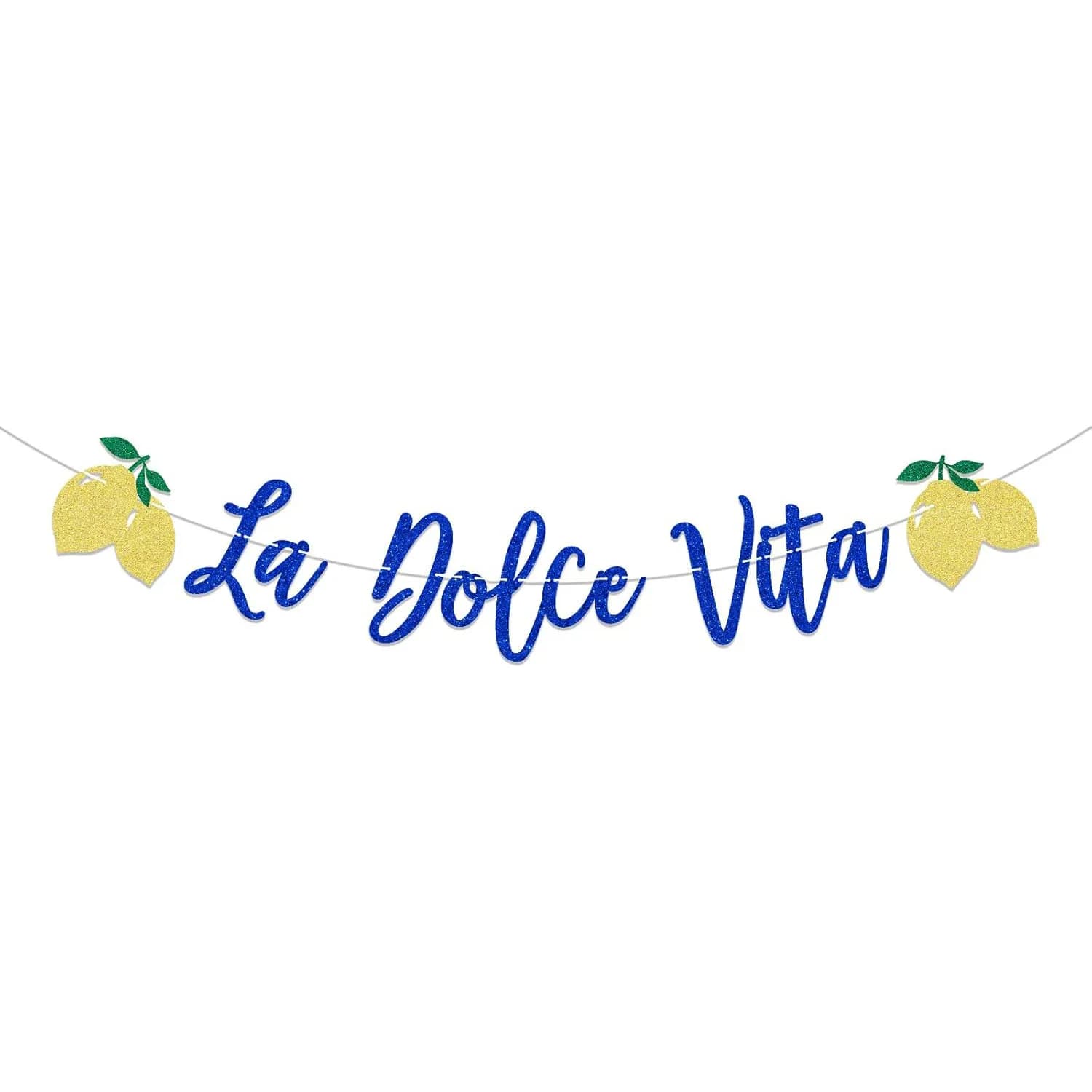 Bannière de mariage et de fête prénuptiale La Dolce Vita, décorations pour enterrement de vie de jeu