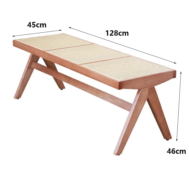 Tabourets en bois Vintage, banc tissé, poufs modernes pour salon, extérieur, pour une personne, meub