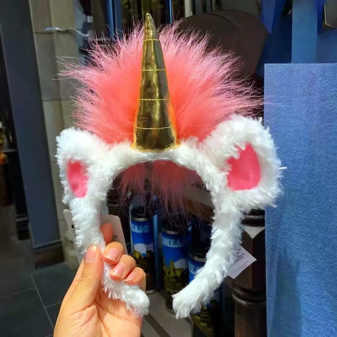 Poupée en peluche licorne originale Universal Studios, un sac à dos coussin/oreiller doux, idéal com