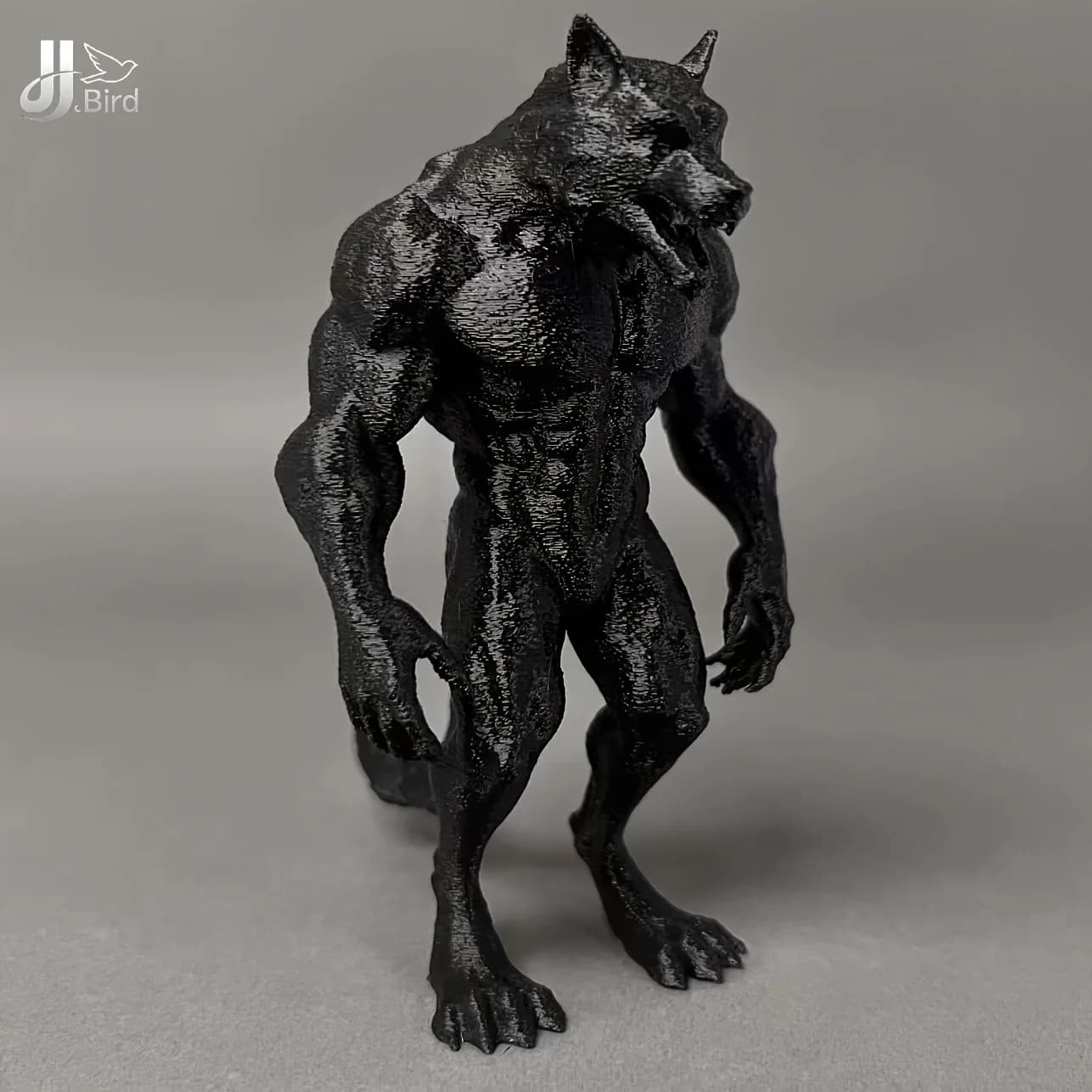 Ornements de loup-garou debout, ornements de statue de loup-garou de décoration de maison au design