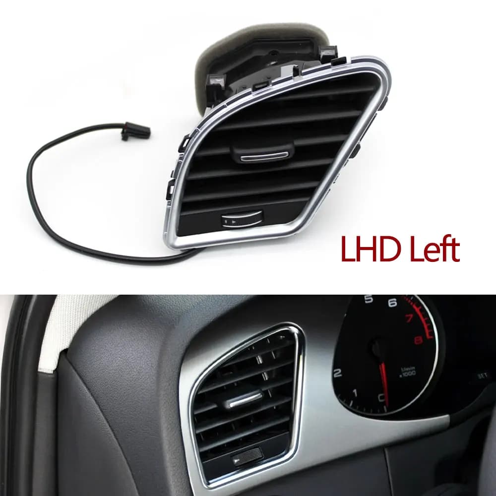 Grille d'aération de sortie de climatisation pour Audi A4, B8, A5, 2009-2016, 8K0820901