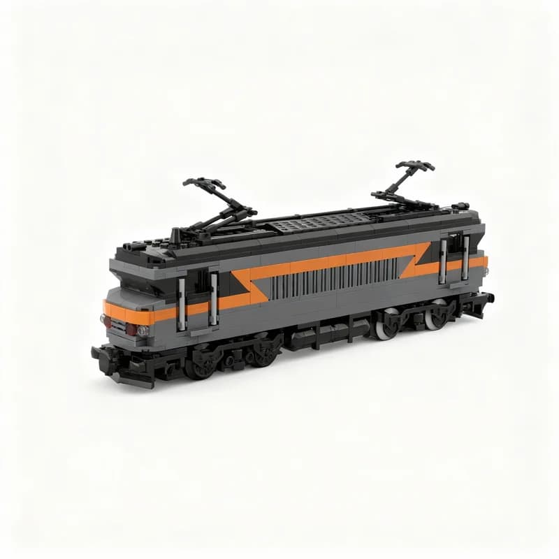 567 pièces MOC Train SNCF Locomotive Modèle de blocs de construction Cadeaux de Noël Jouets DIY Idée
