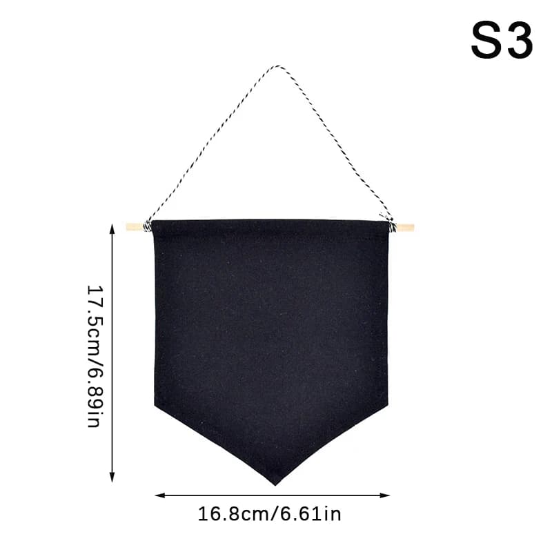 Présentoir mural triangulaire en tissu pour badges et broches, grande boîte de rangement pour broche
