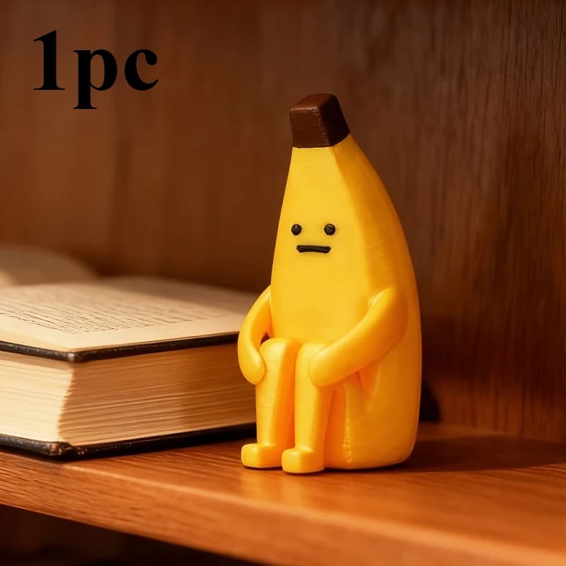 Anxieux décor banane | Décor créatif pour la maison, le bureau et la voiture, idéal pour les cadea