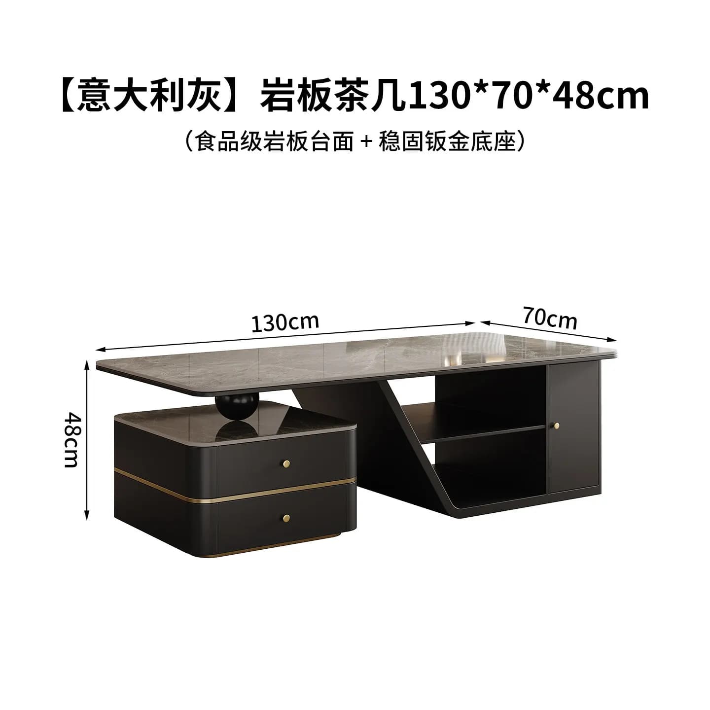 Table basse au design moderne avec rangement pour magazines, tables basses minimalistes de qualité s