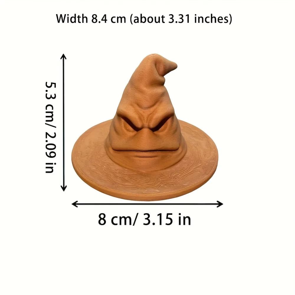 Ornement créatif de Sculpture de Micro scène de chapeau de visage, décoration artistique de bureau V