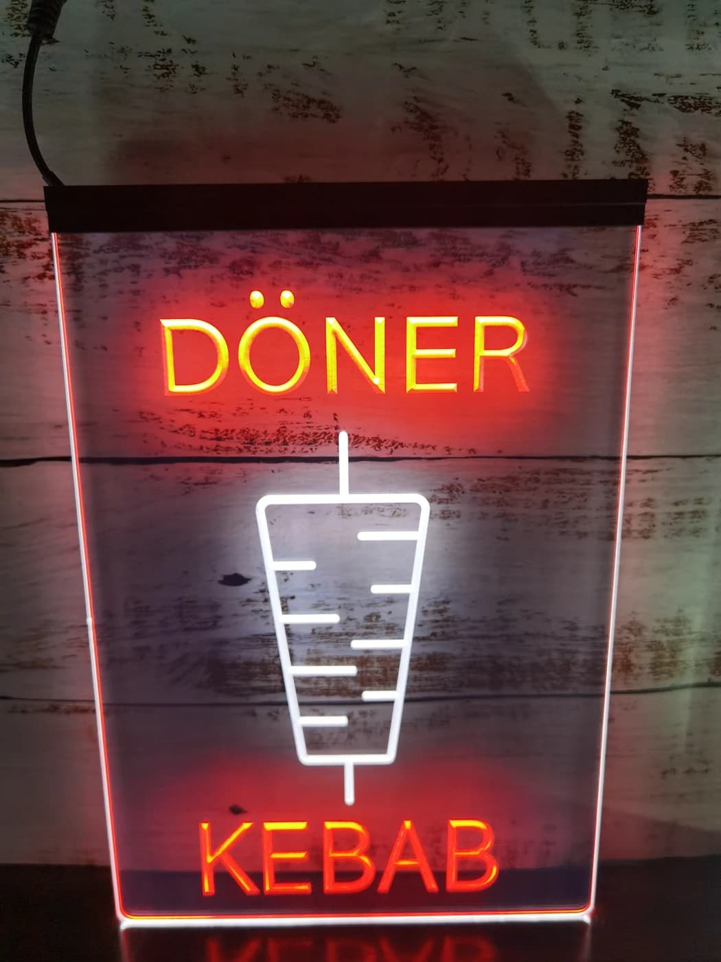 Mater Kebab-Panneau Néon LED pour Décoration de Restaurant, Bar et Touriste, Affichage de 2 Document