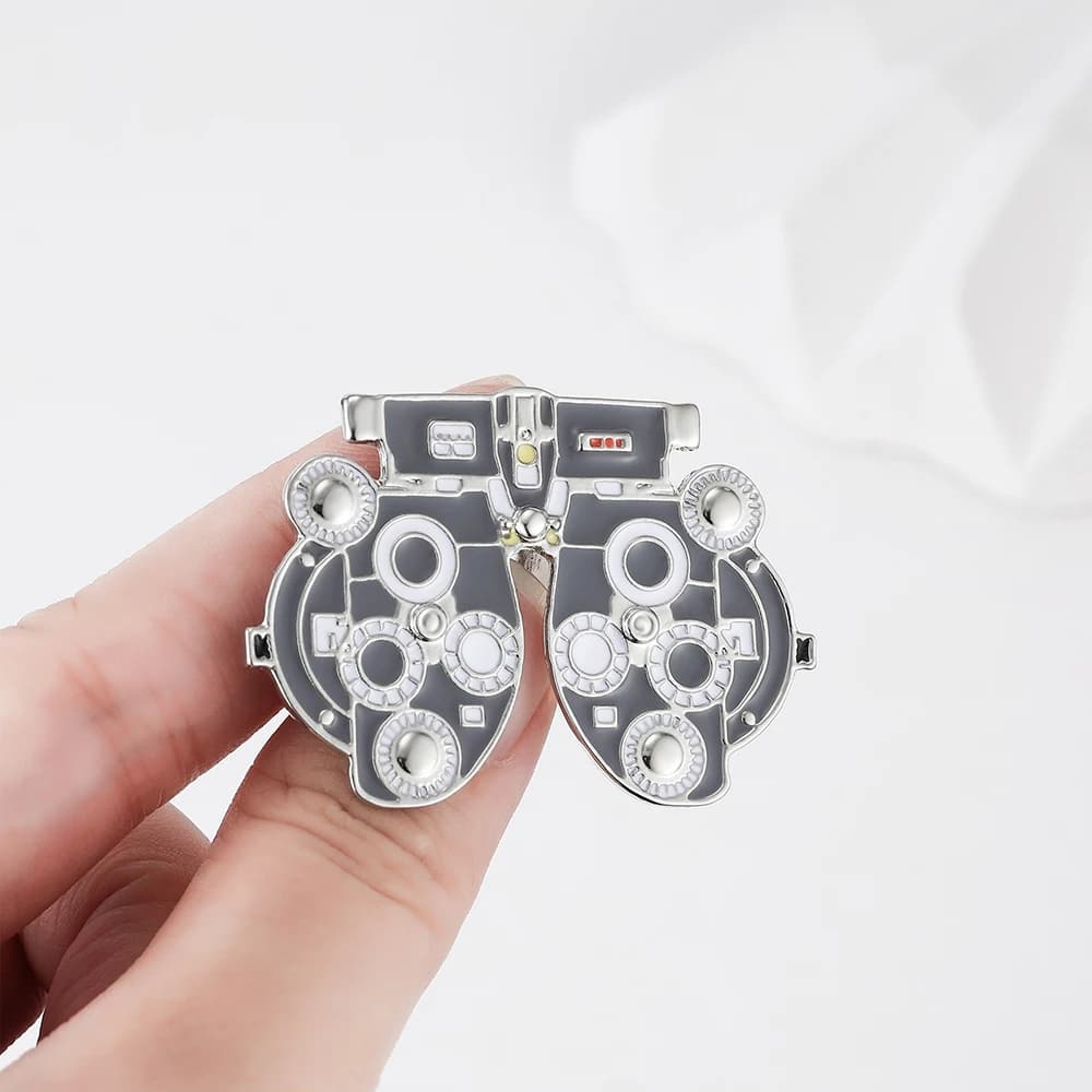 Hanreshe-Porte-clés ODancing Ye.com, Optométrie médicale, Mologie de l'Olégiti, Pendentif en émail,