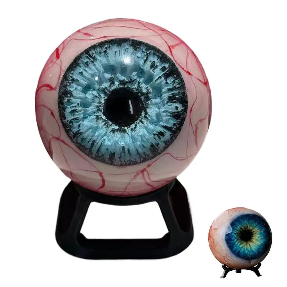 Ornement en résine œil réaliste, figurine d'horreur, décoration d'Halloween, artisanat DIY, décorati