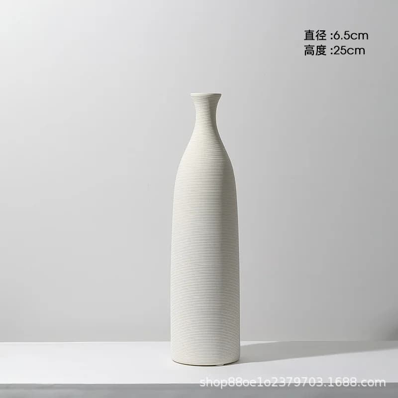 Vase en céramique, décoration avancée, Arrangement de fleurs, Ins Wind, armoire à vin, décoration de
