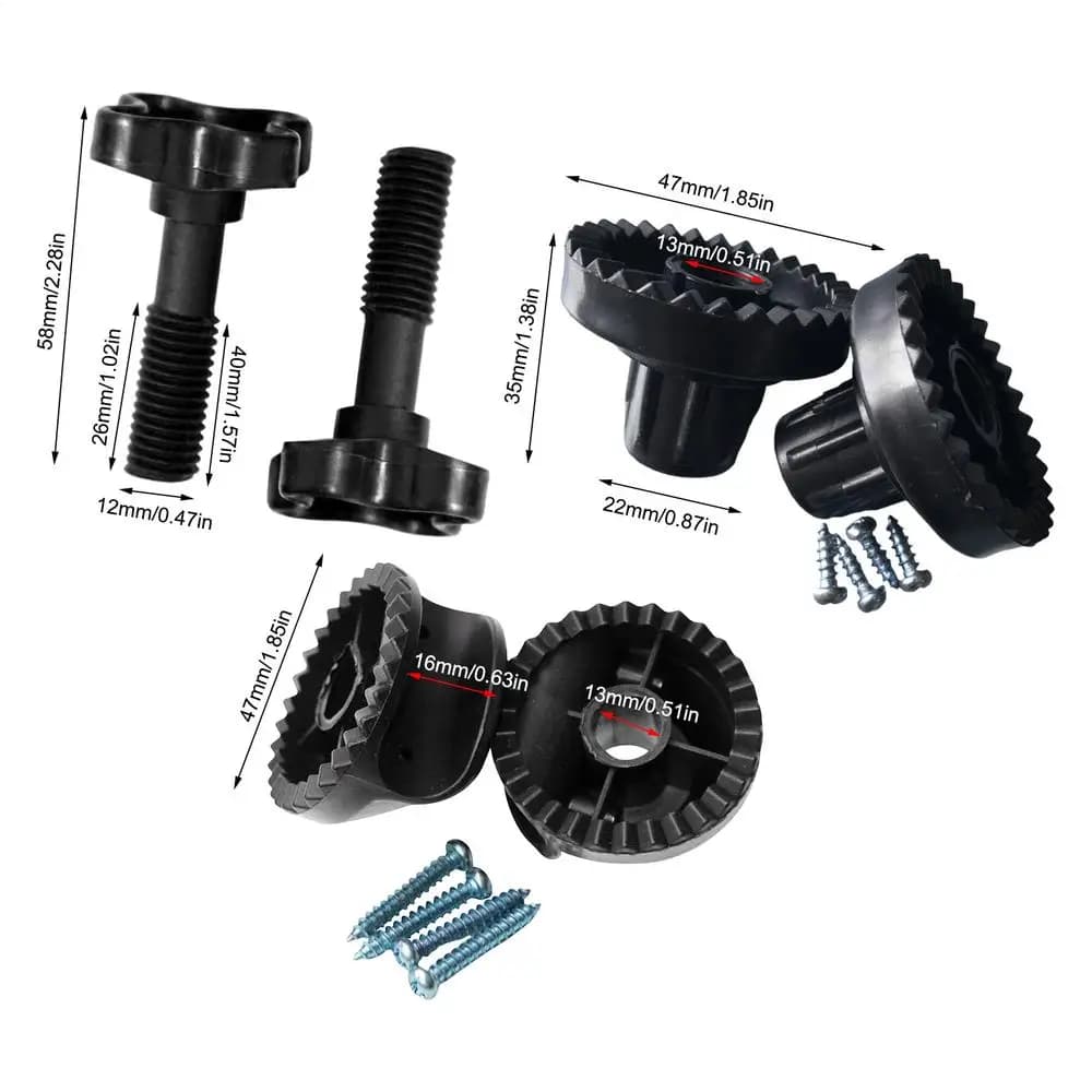 Accessoires pour balançoire : Support de remplacement pour auvent de balançoire, antirouille, outil
