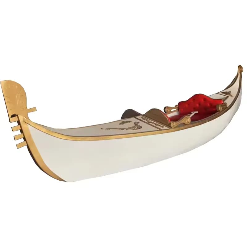 Gondole vénitien à moteur personnalisé avec pagaie pour Kayak/canë de bateau en bois fabriqué à la m