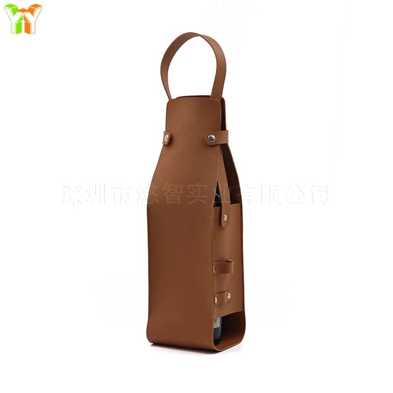 Sac cadeau à vin, fourre-tout à vin en cuir réutilisable, porte-sacs cadeaux de bière champagne doub