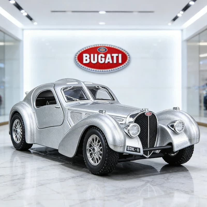Bburago 1:24 Bugatti Atlantic 1936 Voiture en alliage, modèles réduits et véhicules jouets, modèle d