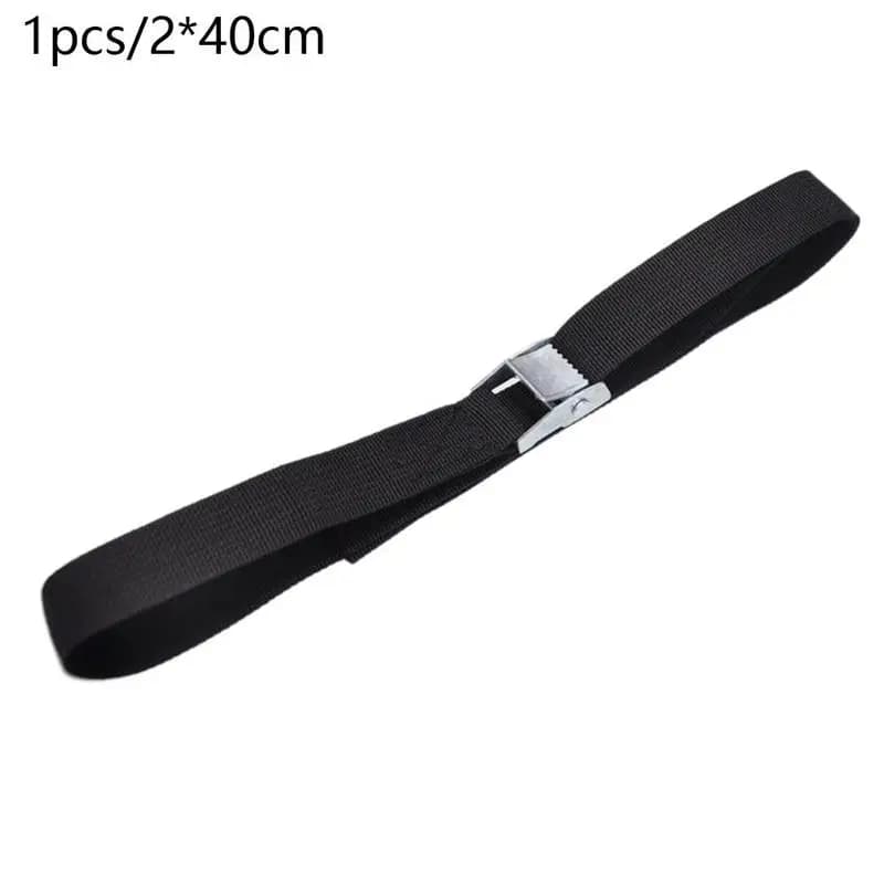 Sangle à cliquet pour sac à bagages, ceinture de voyage, sangle de chargement, outil de bain, Blacka