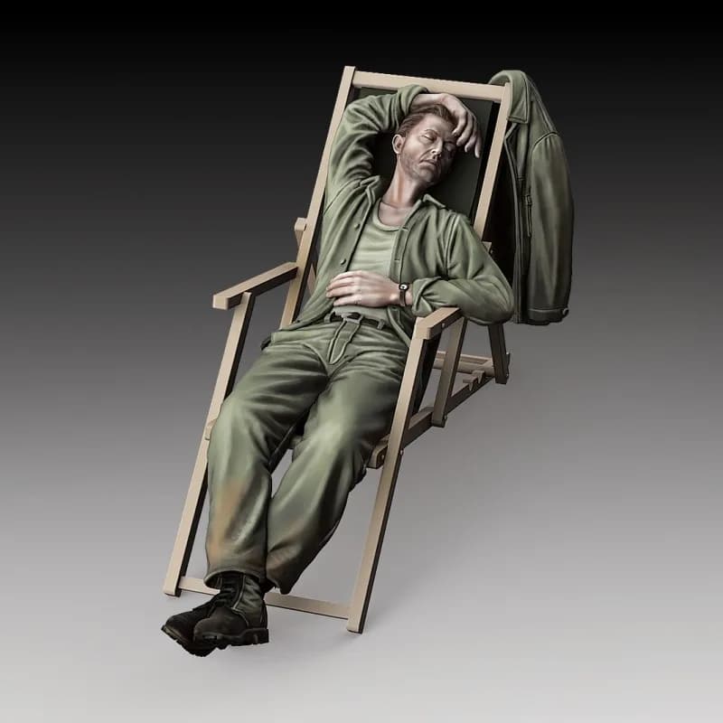 Kits de modèles de figurines en résine moulée sous pression, échelle 1/35, modélisation de l'armée a
