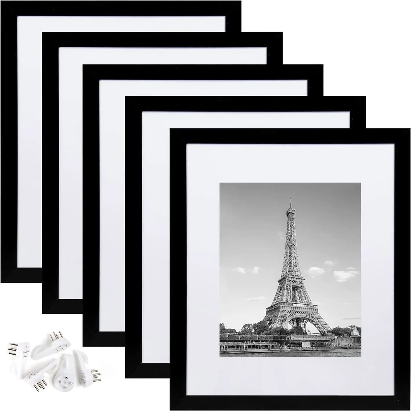 Ensemble de cadres photo en bois, cadre transparent pour affiches, décoration intérieure, à suspendr