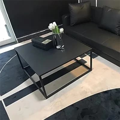 Petite table basse en métal meuble créatif, table en fer moderne et minimaliste, table de personnali