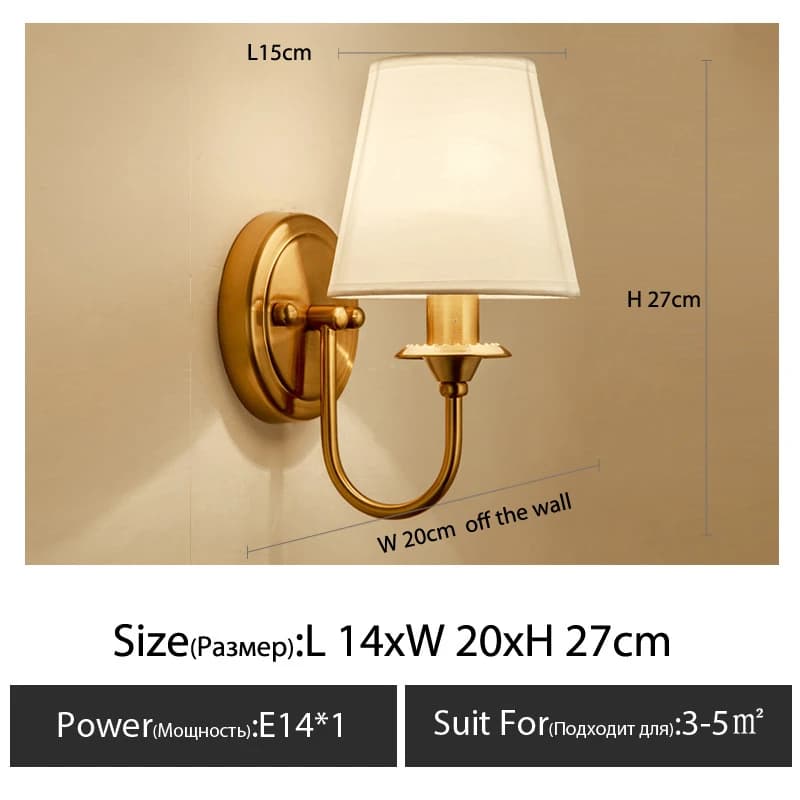 Applique Murale Américaine pour Chambre à Coucher, Lampe de oral et, Salon, Décoration de Restaurant