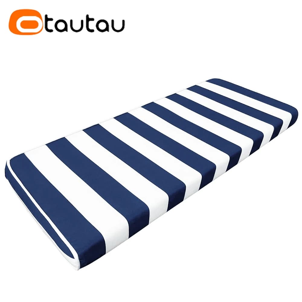 OTAUTAU-Juste de coussin Oxford pour l'extérieur, coussins sans insertion, bande, balançoire, jardin