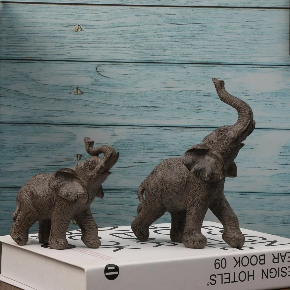 Statue d'Éléphant pour Femme, Décoration de Maison, Bureau, Bibliothèque, Meuble TV, Salon, 2 Pièces