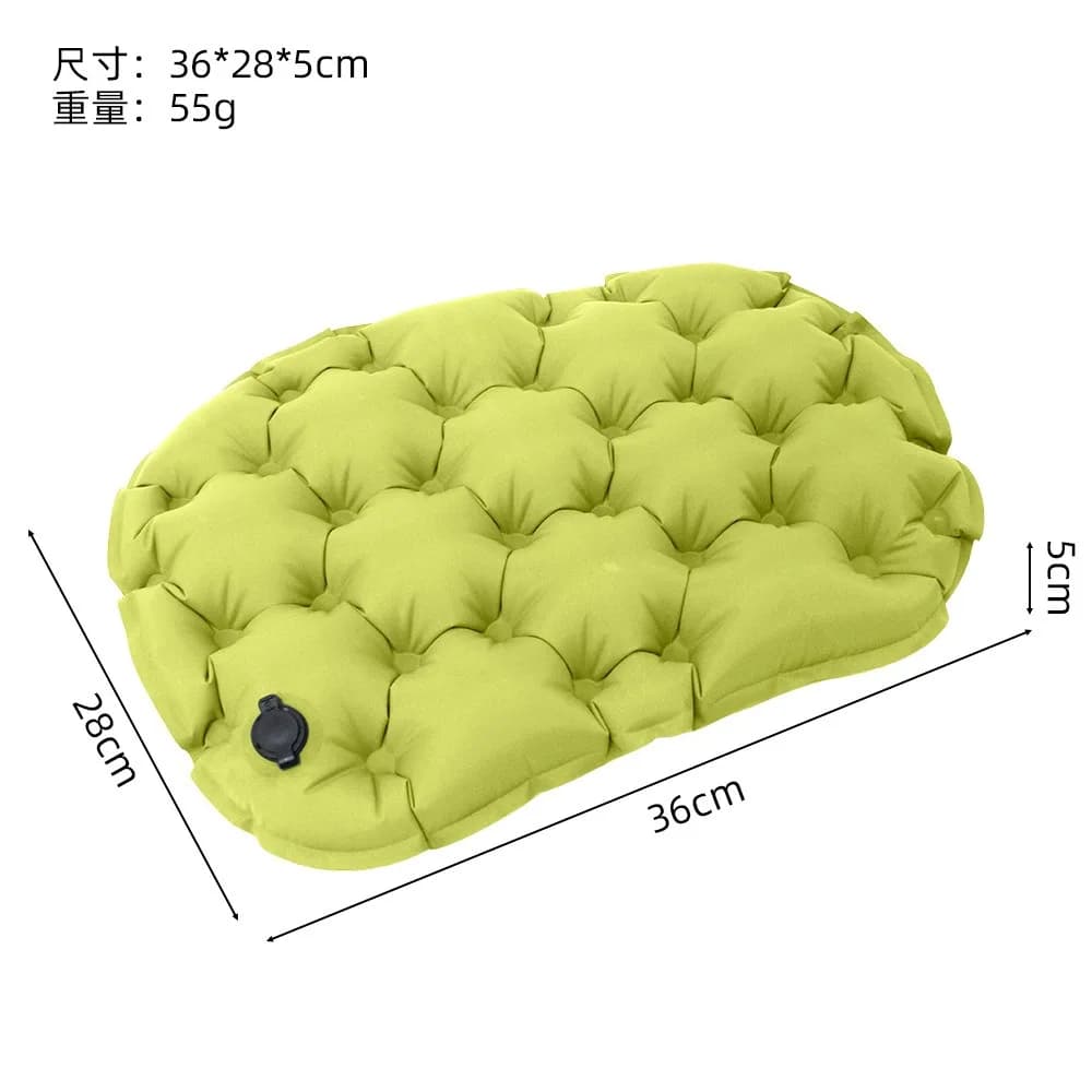 Matelas pneumatique d'extérieur épaissi, résistant à l'humidité, coussin d'air portable pour le camp