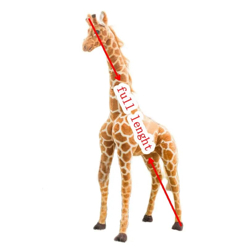 Jouets en peluche girafe pour garçons et filles, poupées de cerf en peluche mignonnes, oreiller anim