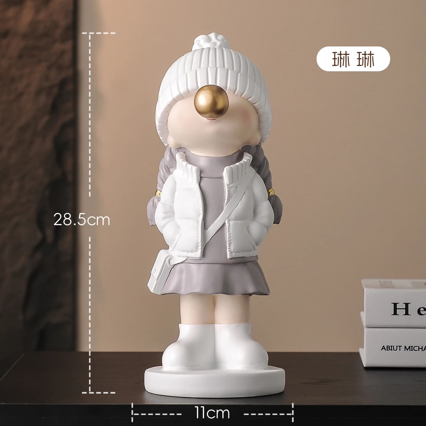 Sculpture de bulle pour enfant, ornement, figurines décoratives, adornos para casa, minimaliste, mod
