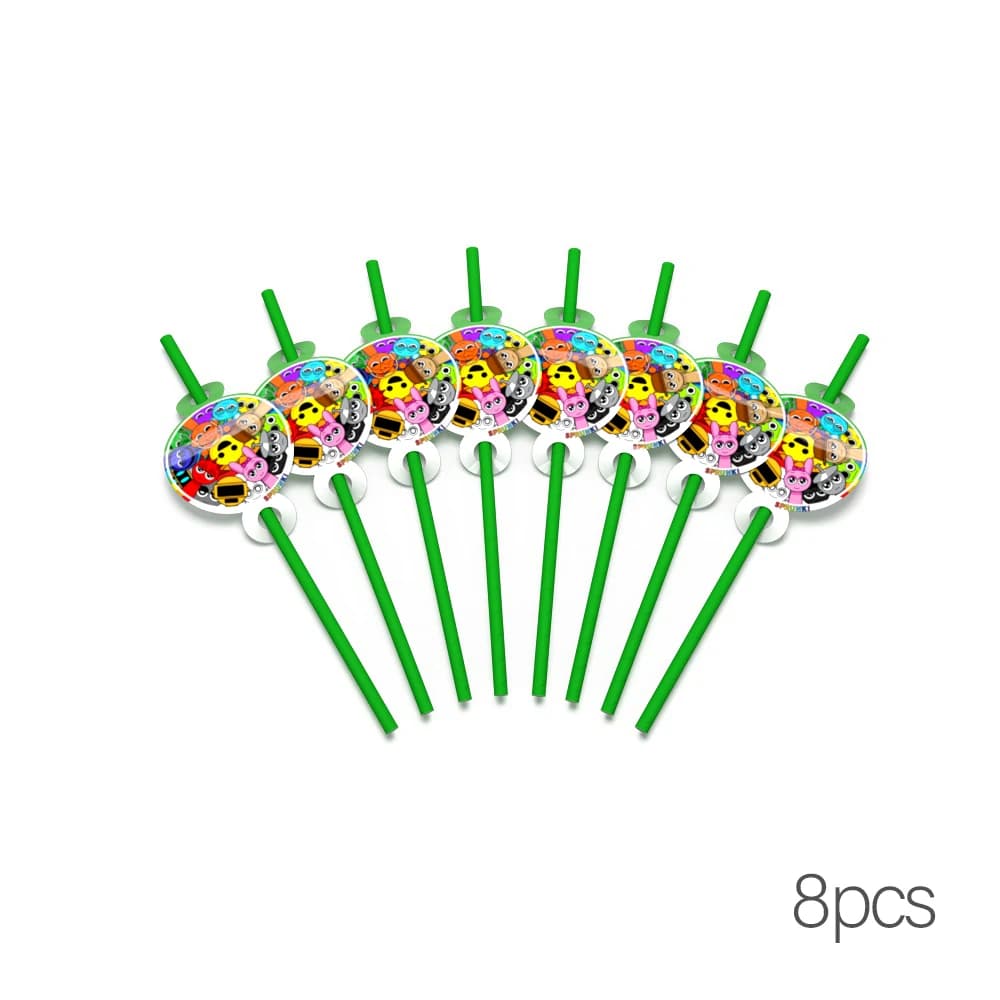 Kit de Décoration Thème Sprunki pour Anniversaire avec Vaisselle, Jeu Musical, Fournitures de Fête,