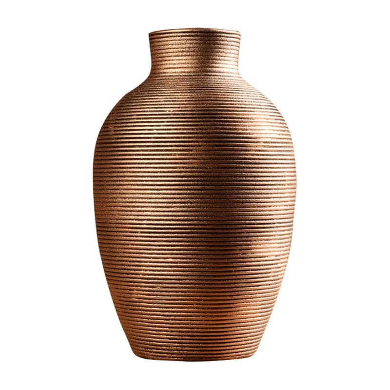 Vase à fleurs en céramique pour la décoration intérieure, pot de fleurs nordique, cache-pot moderne, décoration de salon
