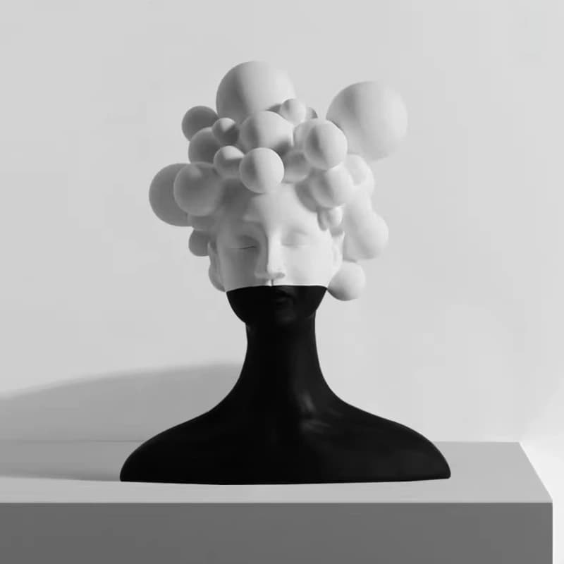 Sculpture nordique art moderne pour décoration, ornement de bureau, décoration gothique, figurine de salon, accessoires pour la maison