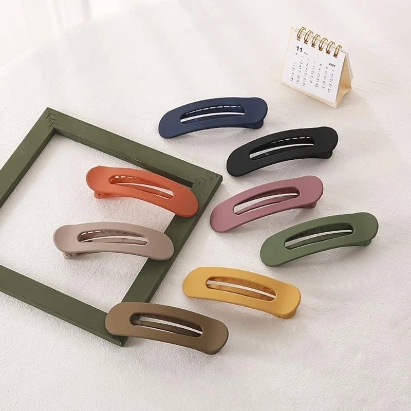 D0UB Flat Hair Barrettes Grosted Couleur Side frange Clip Clip Hair Hair Forming Tool tout âge
