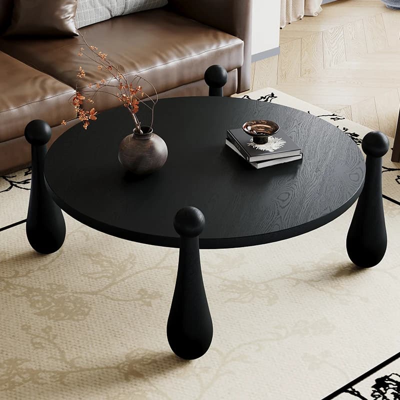 Wabi Sabi Design Table basse ronde Cool Salon Simple