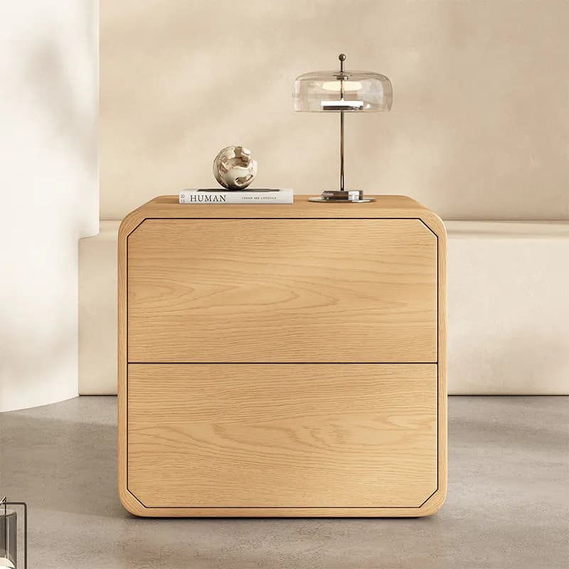 Petite table de chevet mignonne de style crème, table de chevet minimaliste nordique moderne, meubles de chambre à coucher de luxe