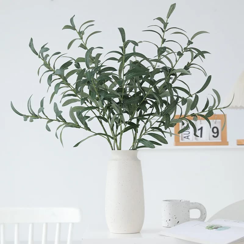 Olive plante simulée, mariage, saint-valentin, fête des mères, décoration de maison de printemps, accessoires de jardin extérieur