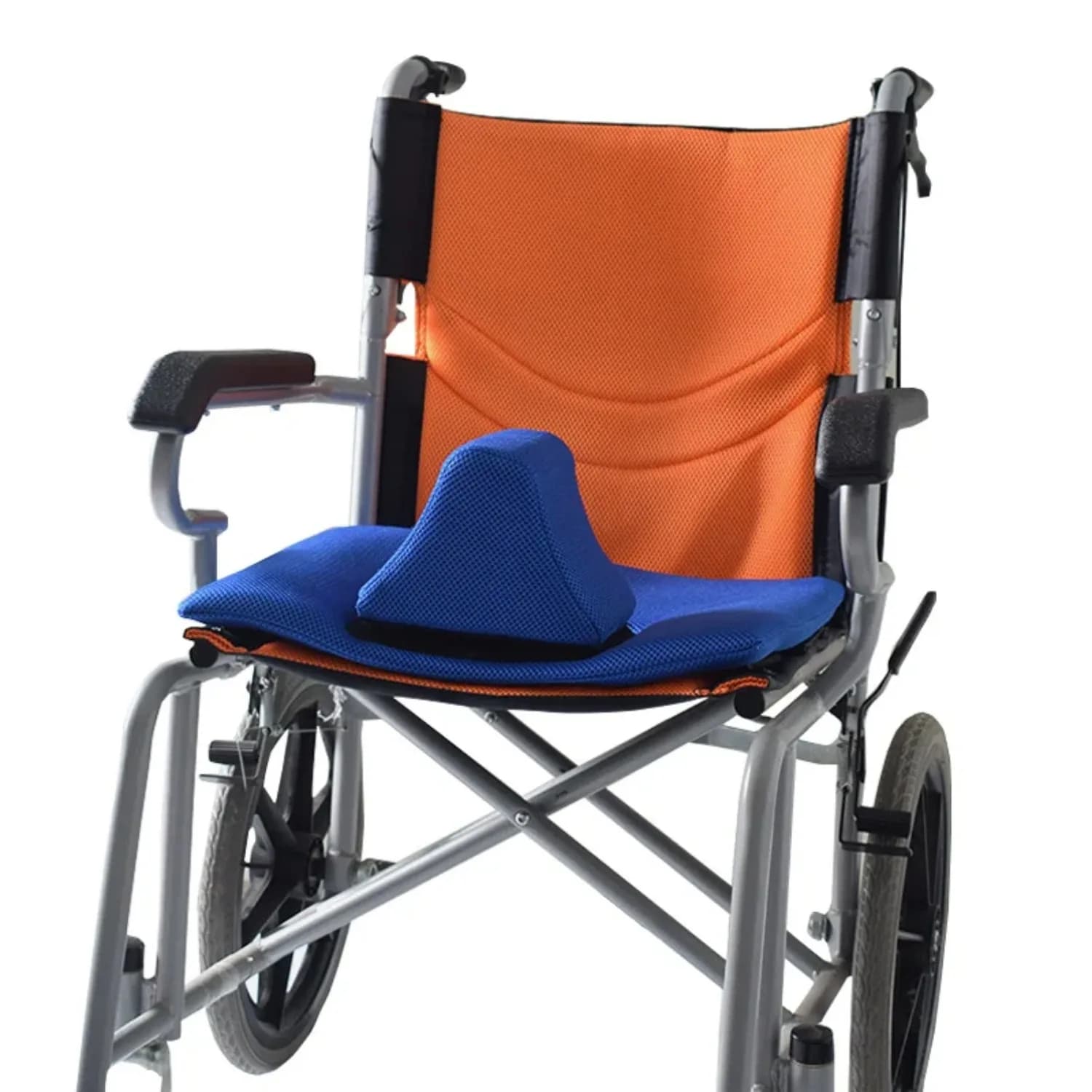 Limiteur de coussin pour fauteuil roulant, Anti-décitus, Anti-pression, coussin de siège élastique réglable, amovible, lavable, soins de haute qualité