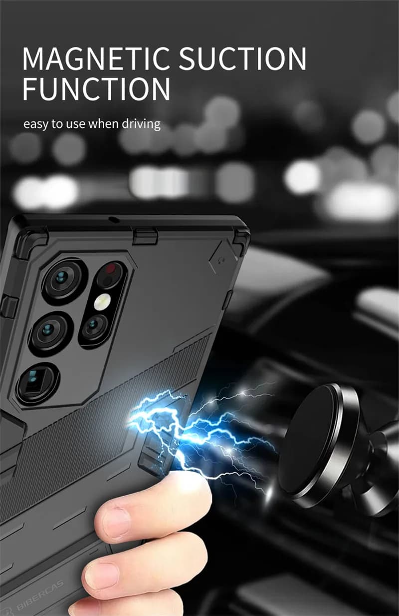 Pour OPPO Realme GT Master Edition étui voiture support magnétique armure coque de téléphone