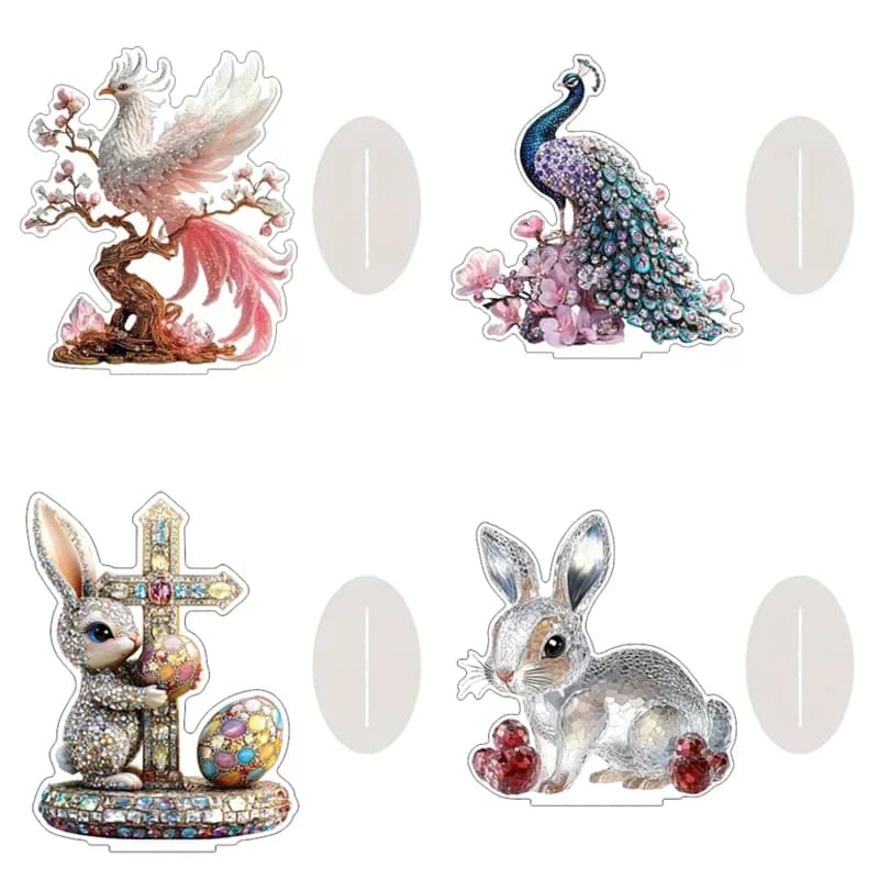 Décor Figure Dragon décor pour bureau pendaison de crémaillère cadeau décor de bureau ornement 2D acrylique ornement de bureau