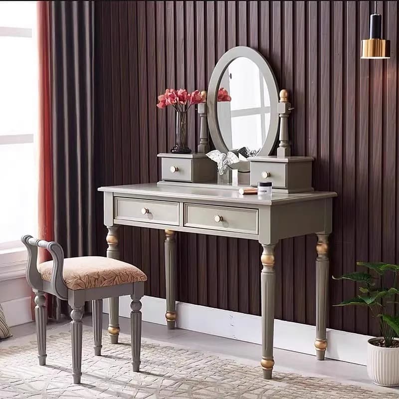 Coiffeuse esthétique nordique moderne à la mode élégante luxe vanité Table tiroirs Simple Tocador De Maquillaje meubles De chambre