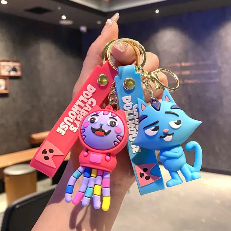 Porte-clés chat accessoires pour sac breloques poupée