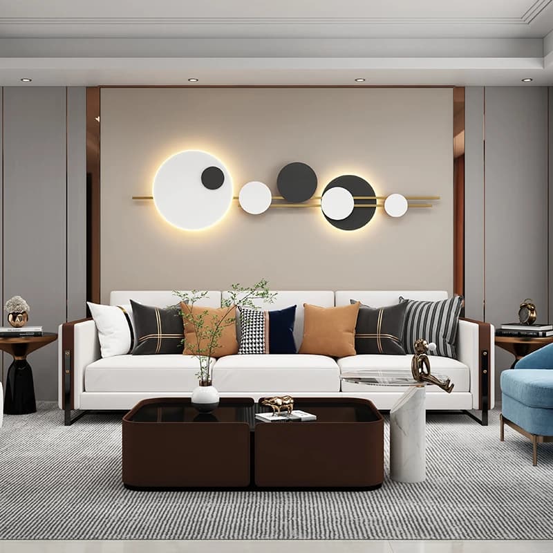 Applique Murale LED Décorative au Design Moderne, Luminaire Décoratif d'Nik, Idéal pour une Chambre à Coucher, un Salon, un Couloir ou une Allée