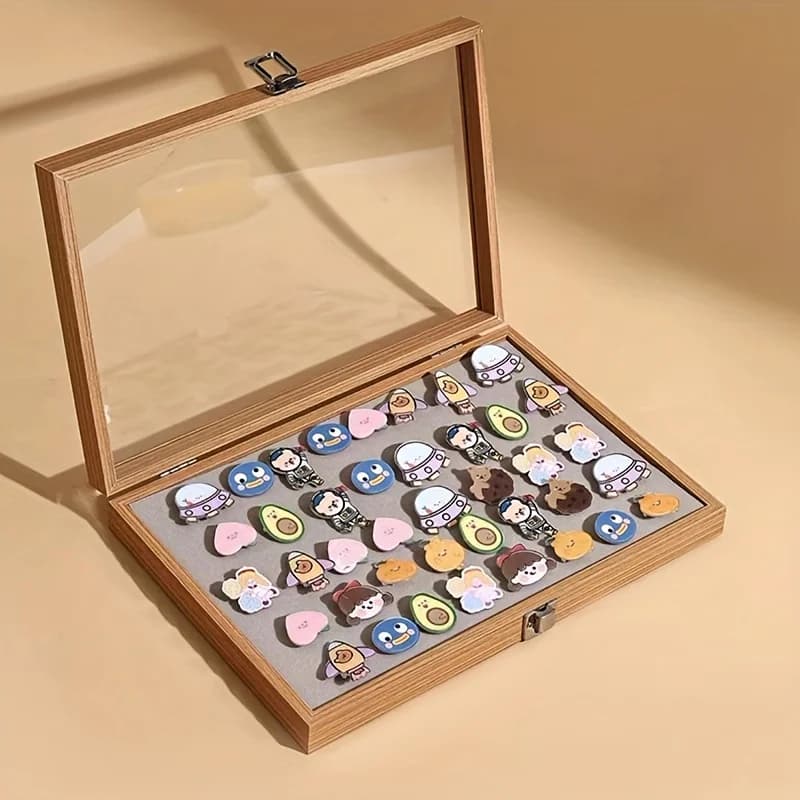 Cadre de vitrine pour médaille militaire, collection d'insignes à épingles à bijoux, vitrine pour matiques, 1PC
