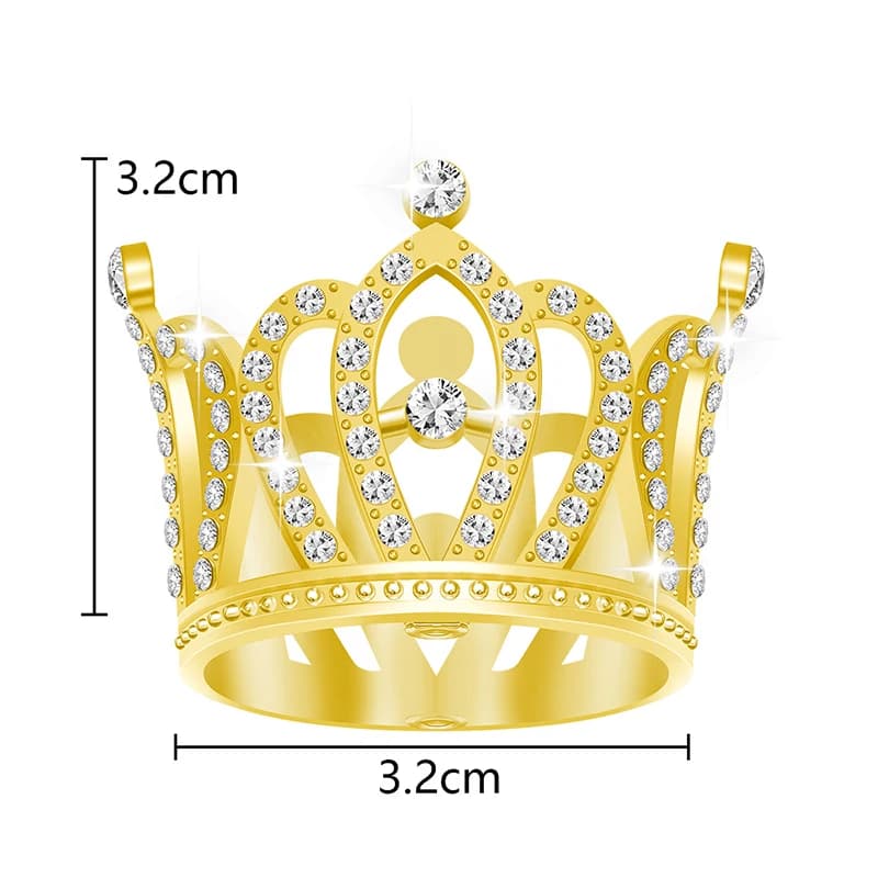 Décoration florale d'anniversaire pour femme, décoration de gâteau, couronne, petites tiaras pour poupée, diadème, bijoux de cheveux de mariée, tiaras, ornements