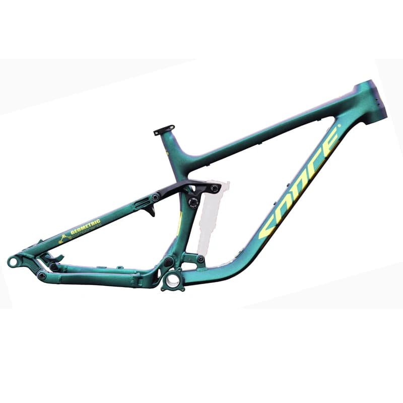 Cadre de VTT tout suspendu en alliage d'aluminium 27,5/29 pouces, cadre de vélo de descente à suspension souple, test de résistance standard international, qualité supérieure