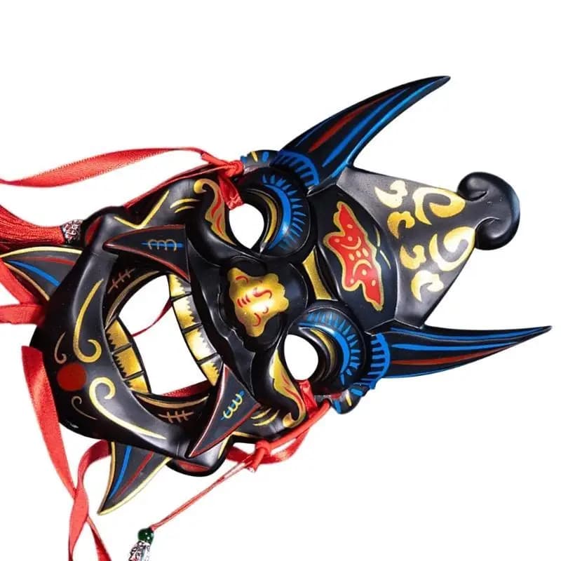 Masque décoration mascarade 39BD, masque peint à main pour femmes hommes, Cosplay, déguisement d'anniversaire,