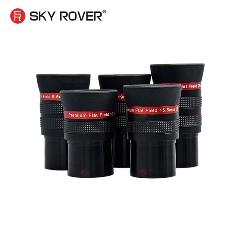 SKY ROVER Accessoires pour télescopes astronomiques, oculaire à champ plat, 1,25 pouces, PF, 5,5 mm, 10,5 mm, 15,5 mm, 19 mm, 25 mm