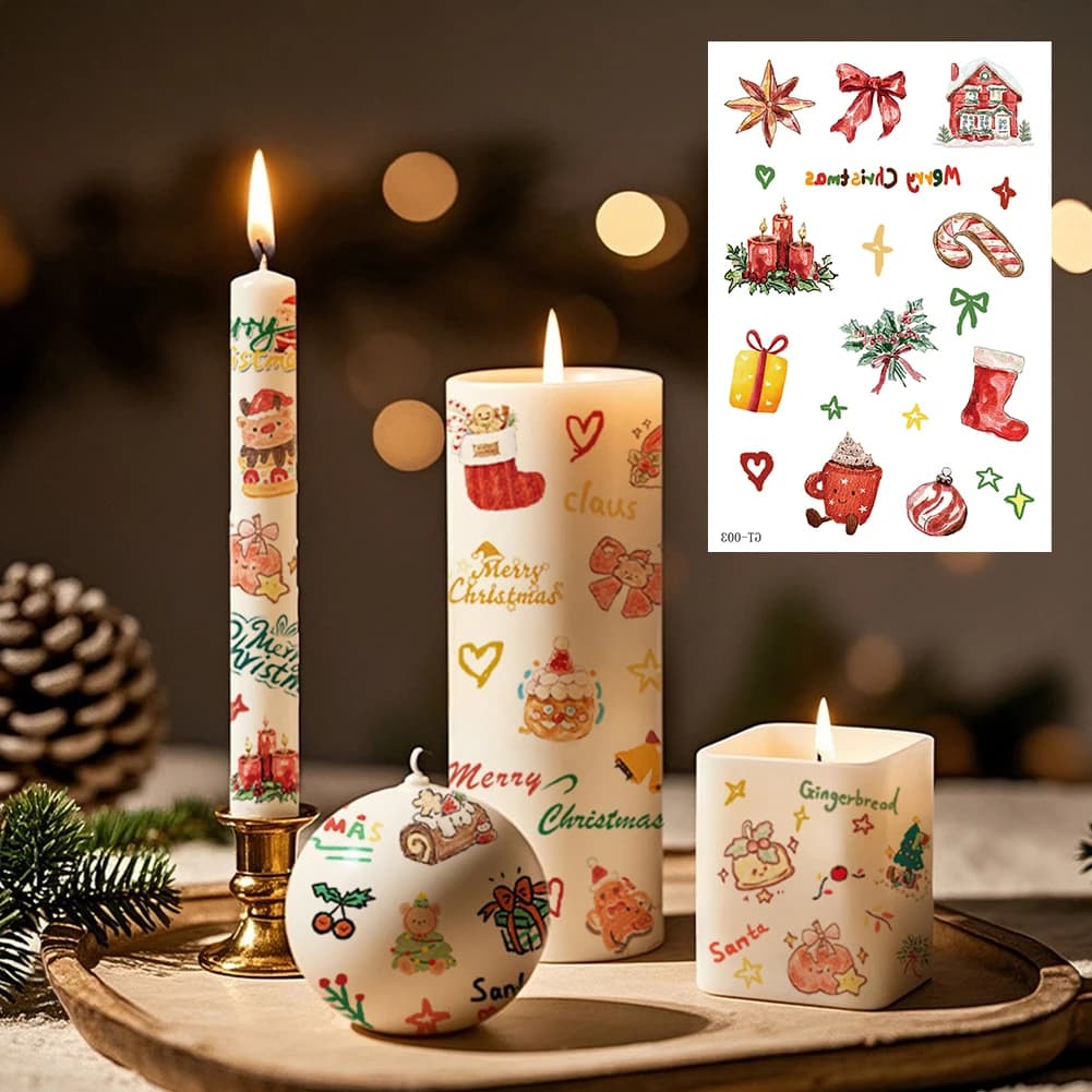 Décor de bougies festif à faire soi-même