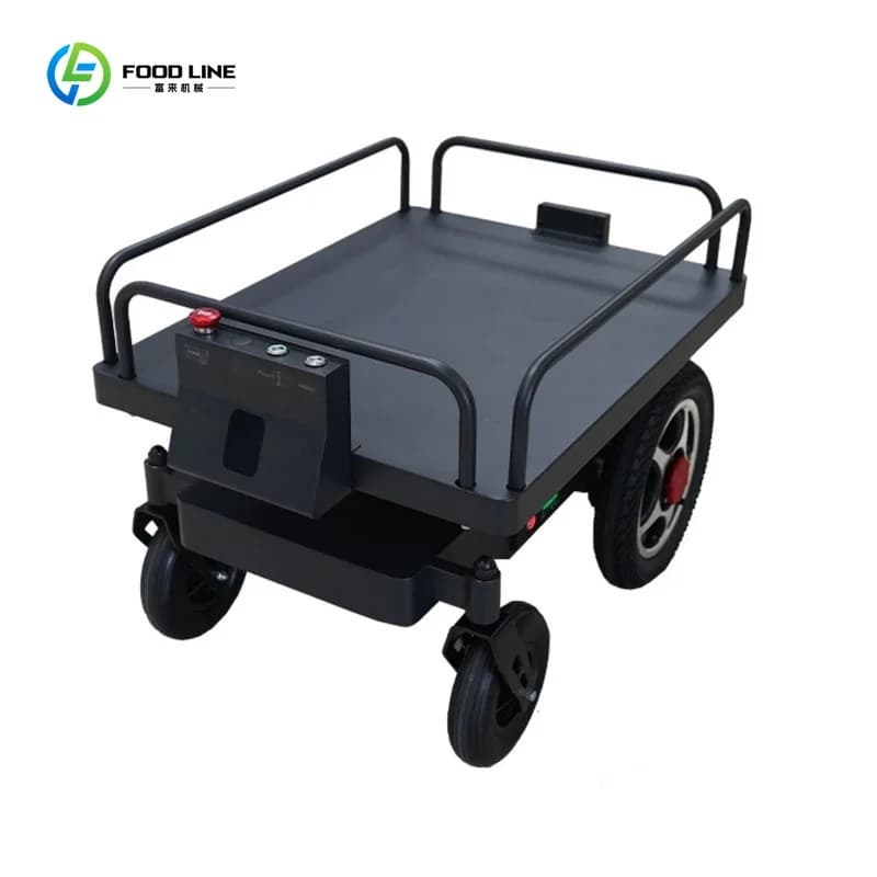 Robot de transport électrique en acier personnalisé de 100 kg pour charges lourdes